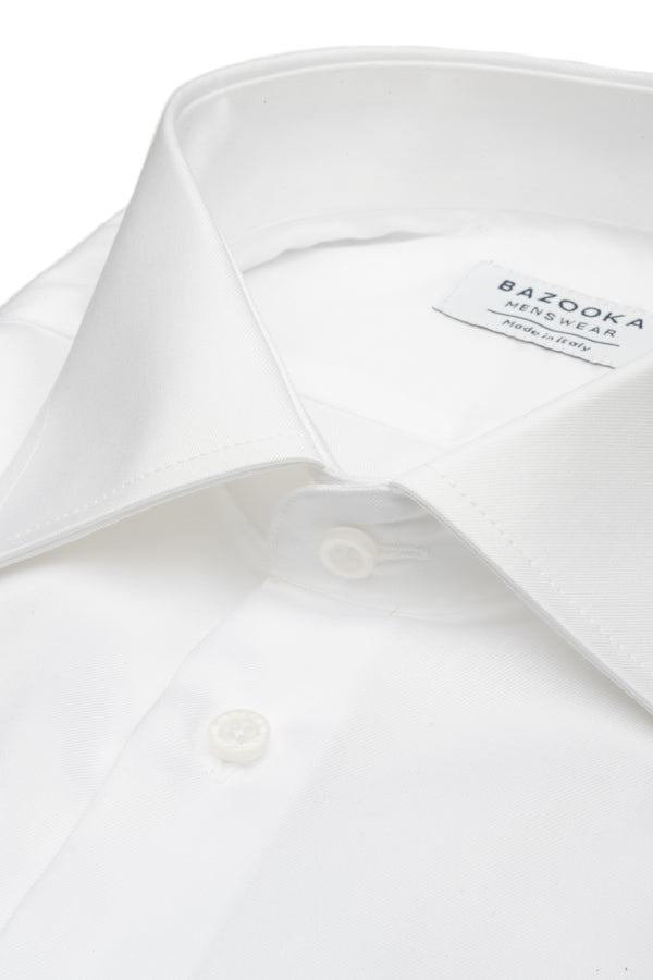 White No Iron Shirt by Bazooka - BAZOOKA 