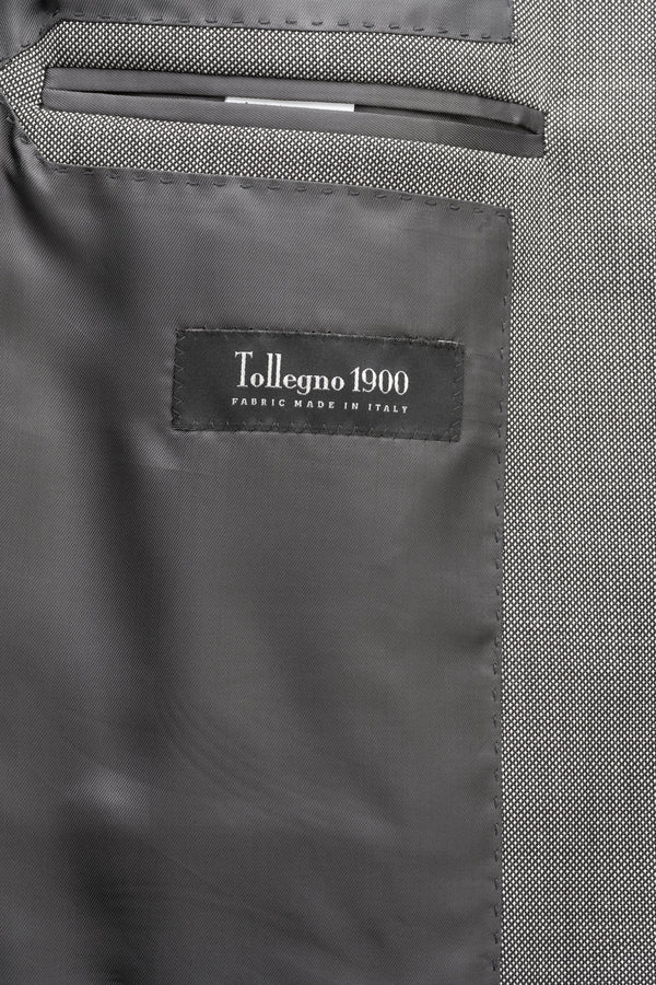 Salt & Pepper Wool Suit by Tollegno - BAZOOKA 