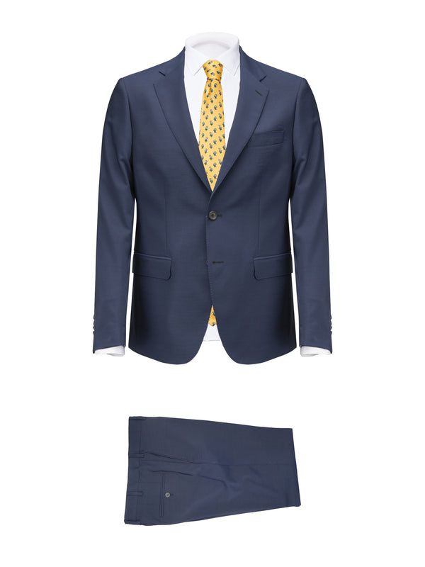 Blue Wool T Suit by Reda - BAZOOKA 