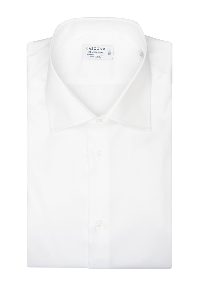 White No Iron Shirt by Bazooka - BAZOOKA 