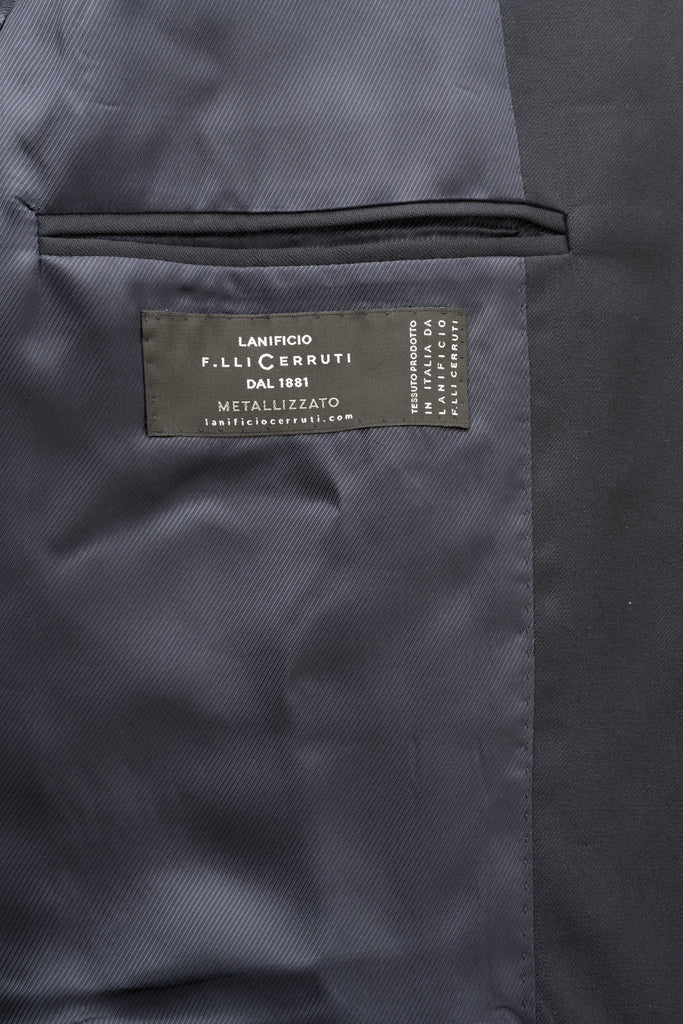 Lancia Navy Wool Suit by Cerruti - BAZOOKA 