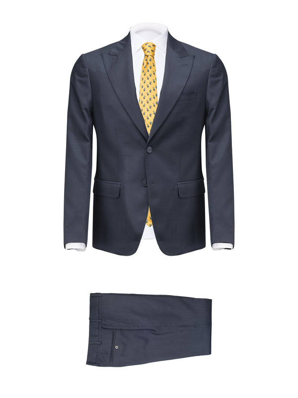 Lancia Navy Wool Suit by Cerruti - BAZOOKA 