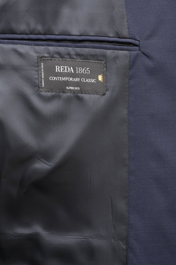Lancia Royal Blue Wool Suit by Reda - BAZOOKA 