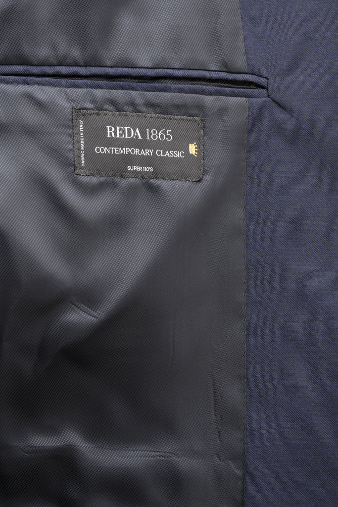 Lancia Royal Blue Wool Suit by Reda - BAZOOKA 