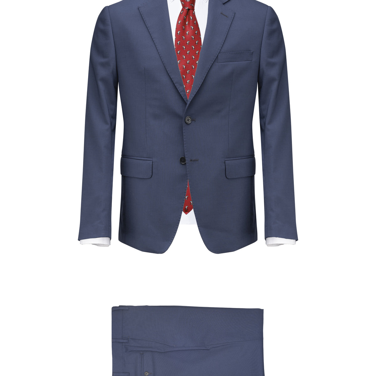 Royal Blue Wool Suit | BAZOOKA