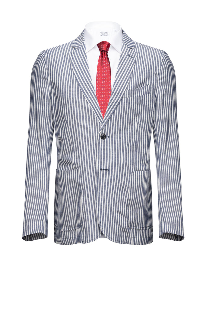 Amalfi Cotton Blazer - BAZOOKA 