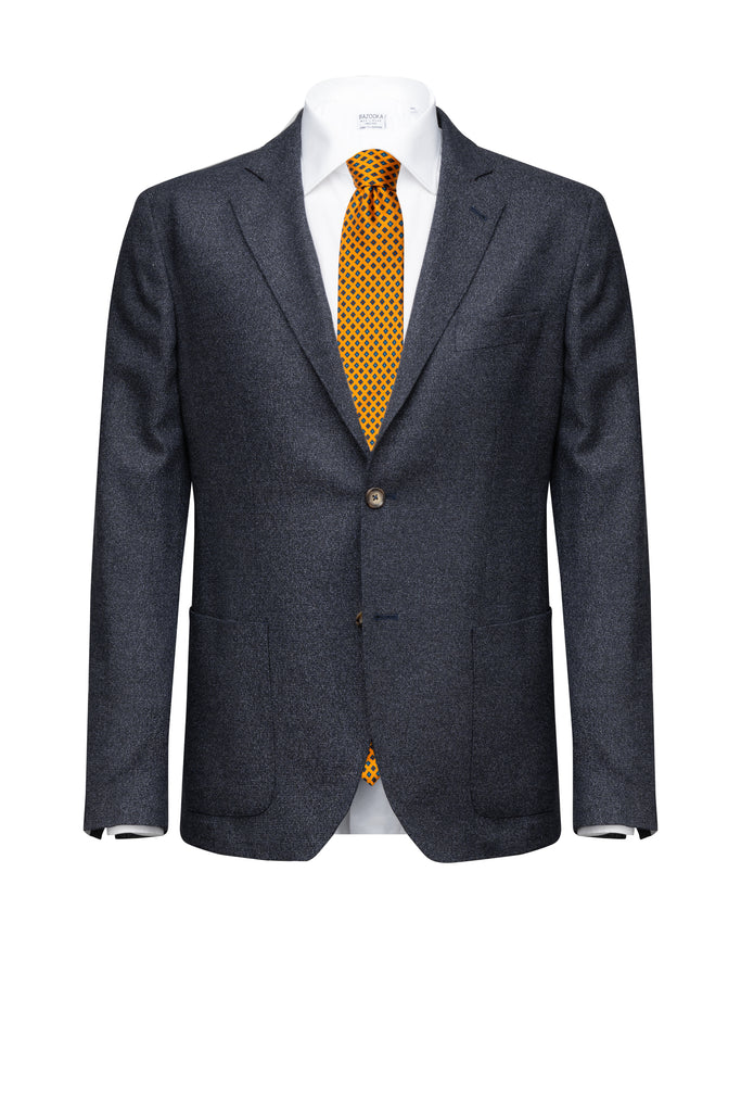 Grey Roma Wool Blazer - BAZOOKA 