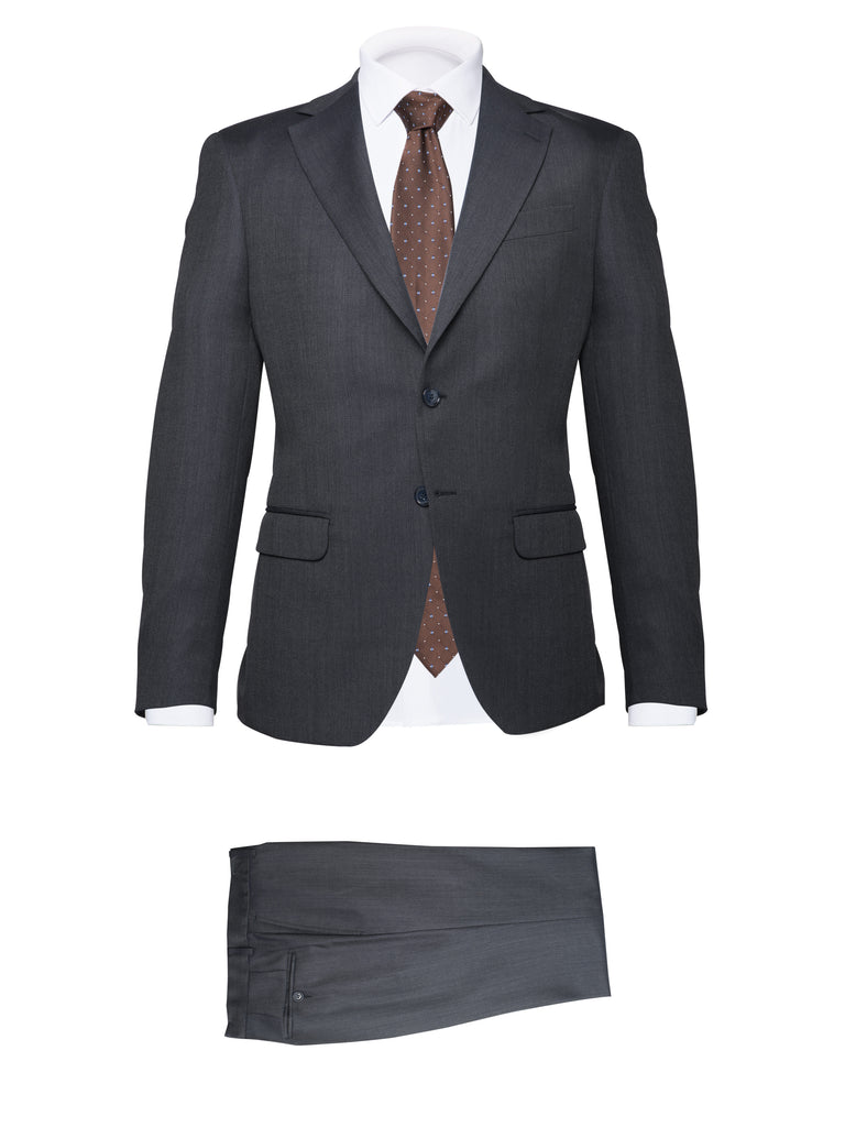 Dark Grey Flanella Suit - BAZOOKA 