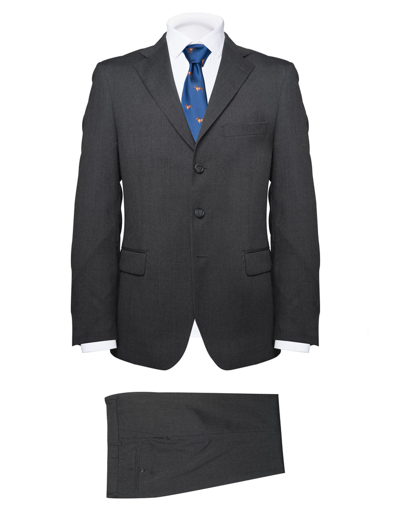 Grey Tollegno Suit (3 bottons) - BAZOOKA 