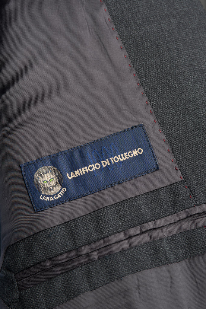 Grey Tollegno Suit (3 bottons) - BAZOOKA 