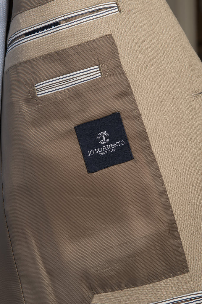 Beige Linen Suit - BAZOOKA 