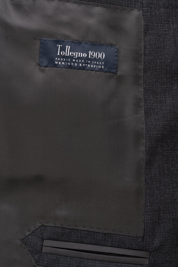 Microfantasy Chuckle Grey Wool Suit by Tollegno - BAZOOKA 