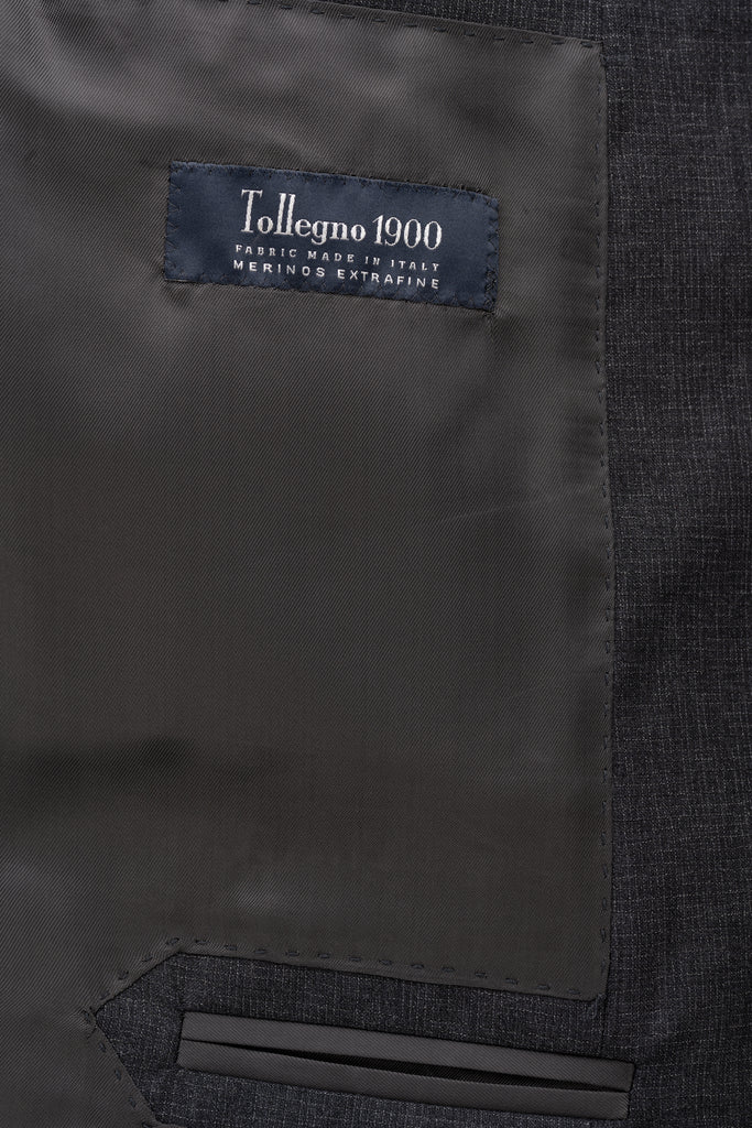 Microfantasy Chuckle Grey Wool Suit by Tollegno - BAZOOKA 