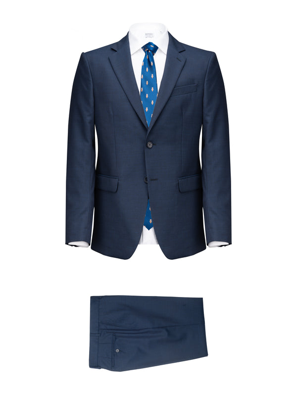 Capri Blue Cool Wool Suit by Campore - BAZOOKA 