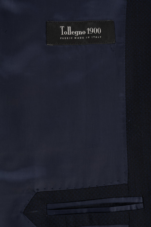 Pallini Navy Cool Wool Suit by Tollegno - BAZOOKA 