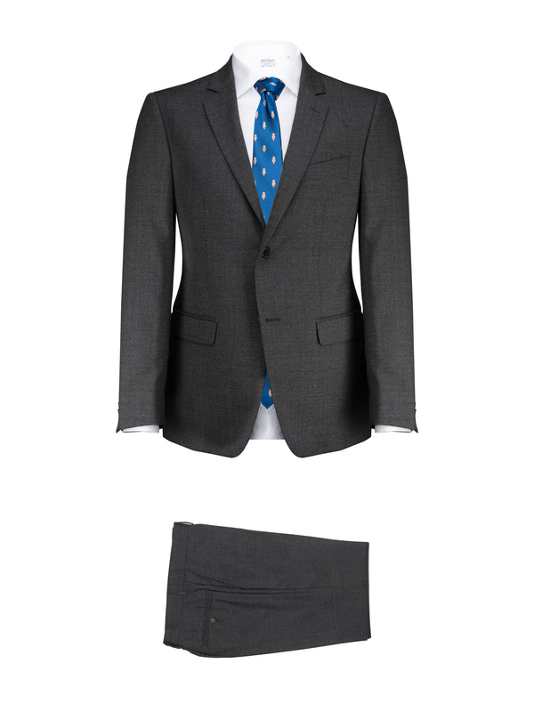 Grey Milano Cool Wool Suit by Marzotto - BAZOOKA 
