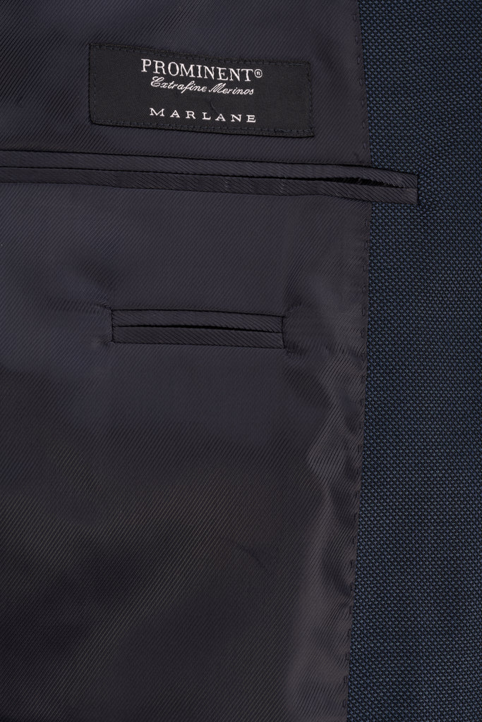 Optanium Blue Operato Wool Suit by Marlane - BAZOOKA 