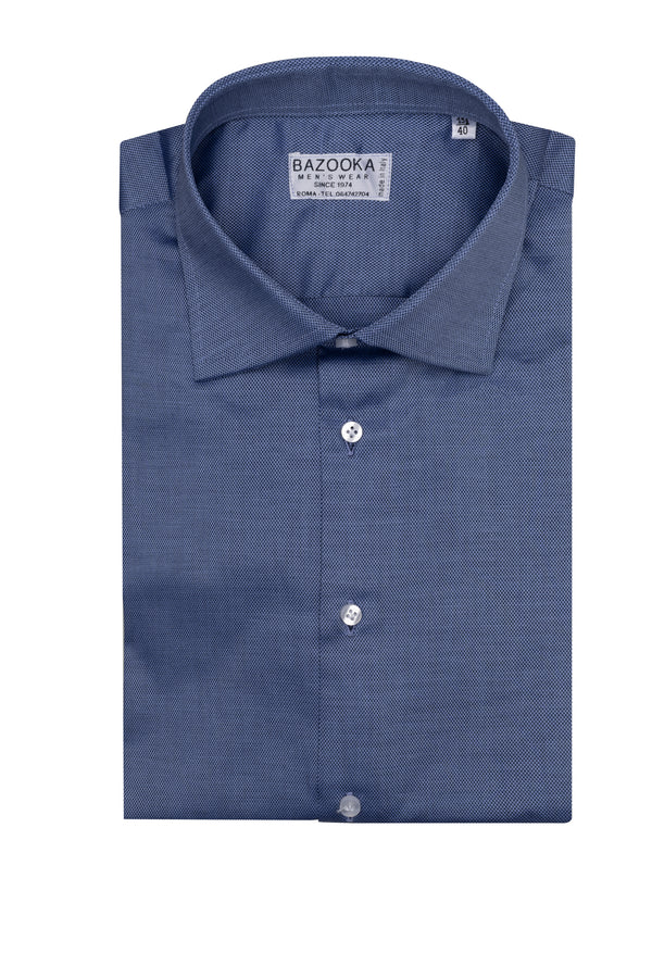 Blue Operato Shirt by Bazooka - BAZOOKA 