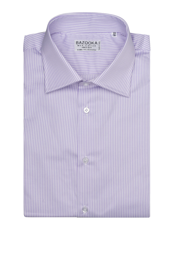 Lilac/White Striped Shirt by Bazooka - BAZOOKA 