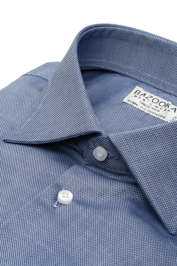 Blue Operato Shirt by Bazooka - BAZOOKA 