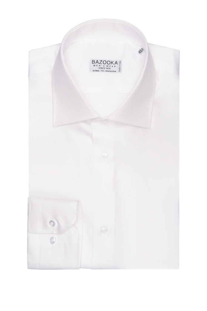Pattern White Shirt by Bazooka - BAZOOKA 