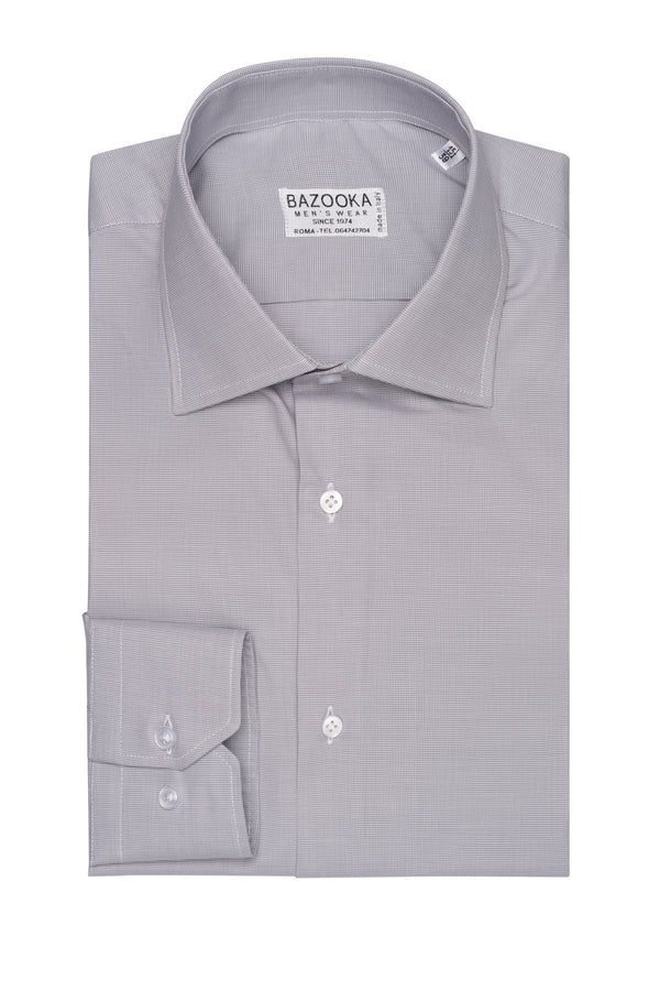 Grey Pattern Shirt by Bazooka - BAZOOKA 
