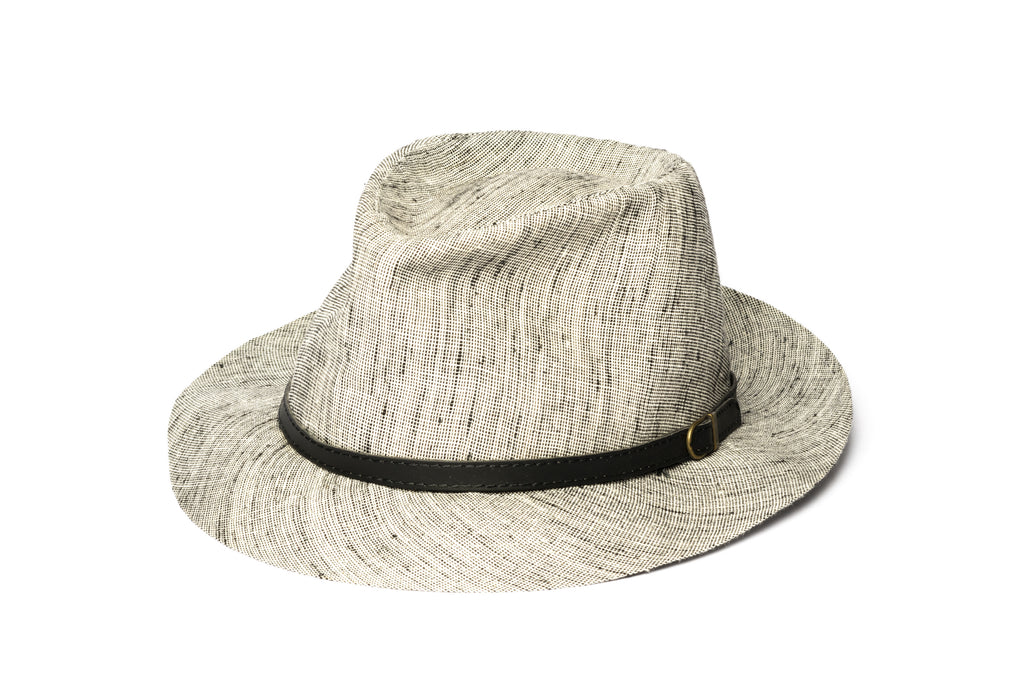 Grey Linen Hat - BAZOOKA 
