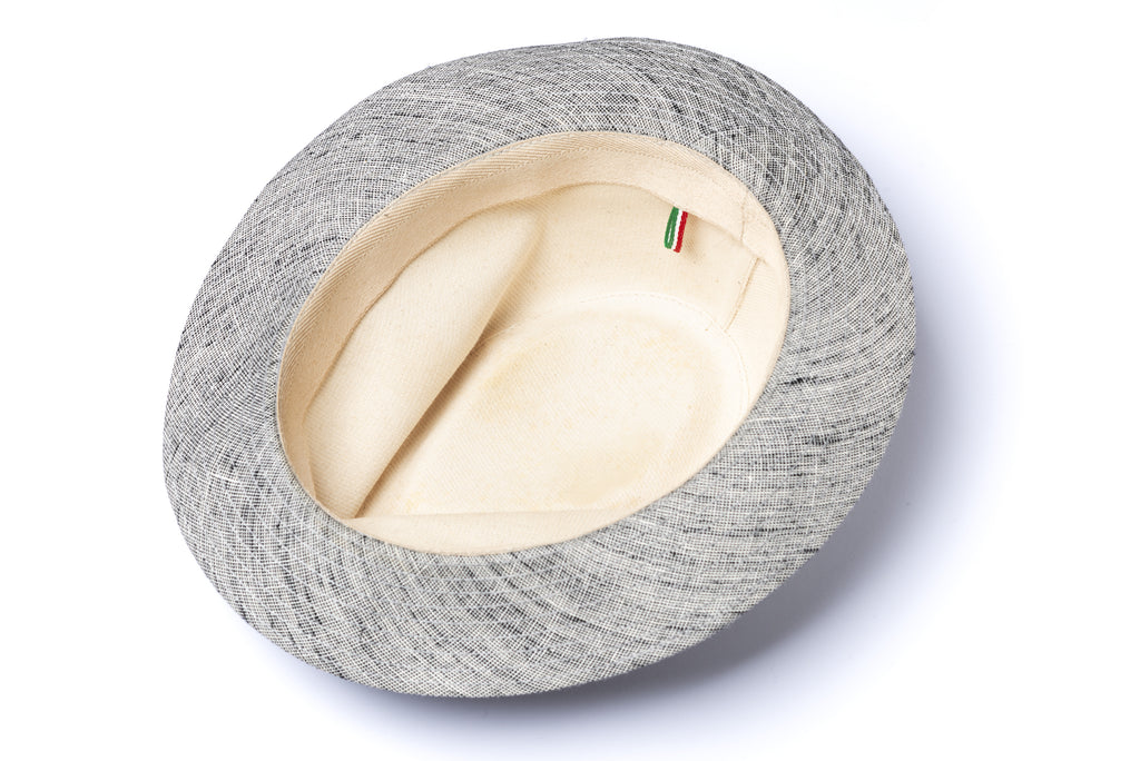 Grey Linen Hat - BAZOOKA 