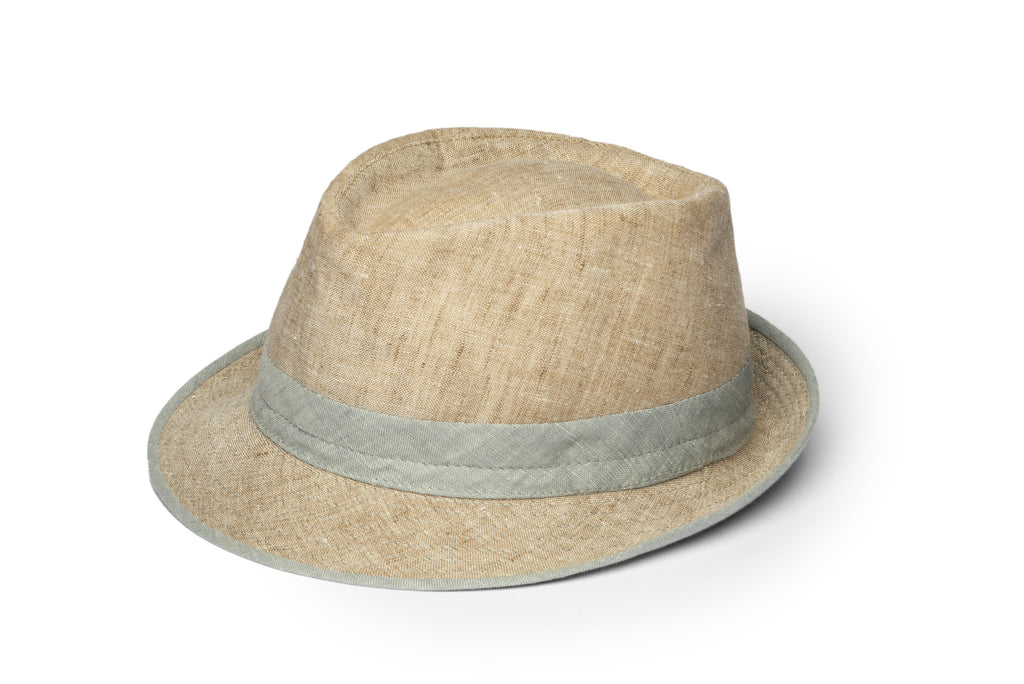 Beige Bardolino Linen Hat - BAZOOKA 