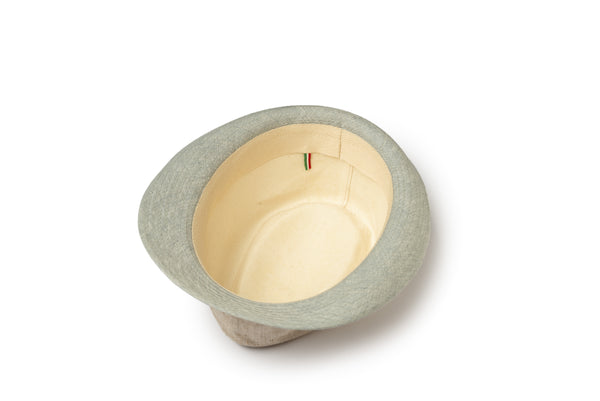 Beige Bardolino Linen Hat - BAZOOKA 