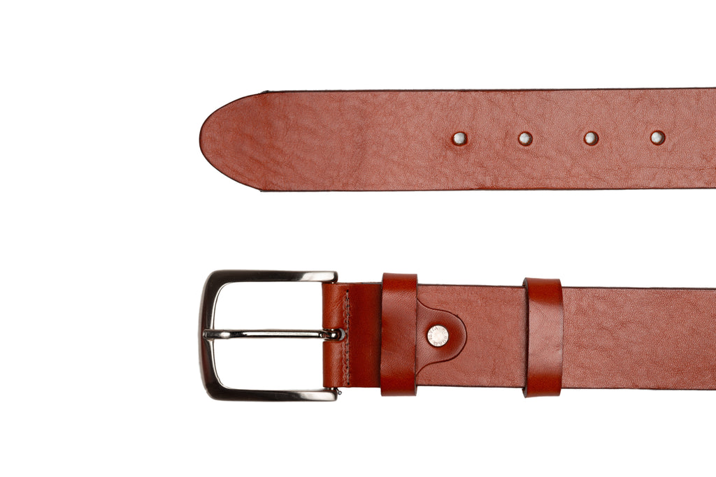 Cognac "Plain" Belt - BAZOOKA 