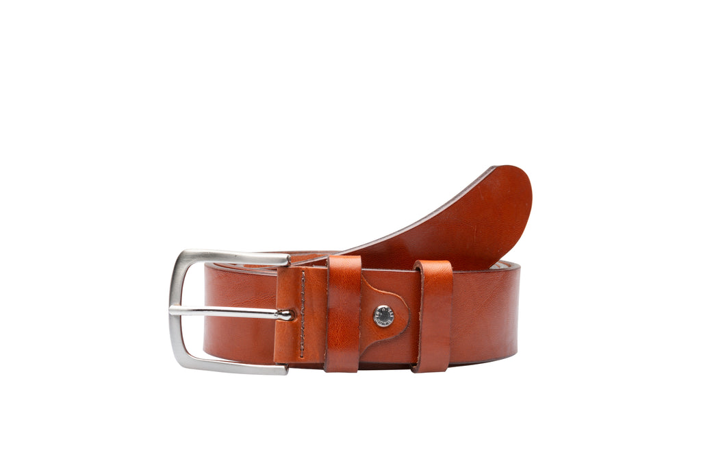 Cognac "Plain" Belt - BAZOOKA 