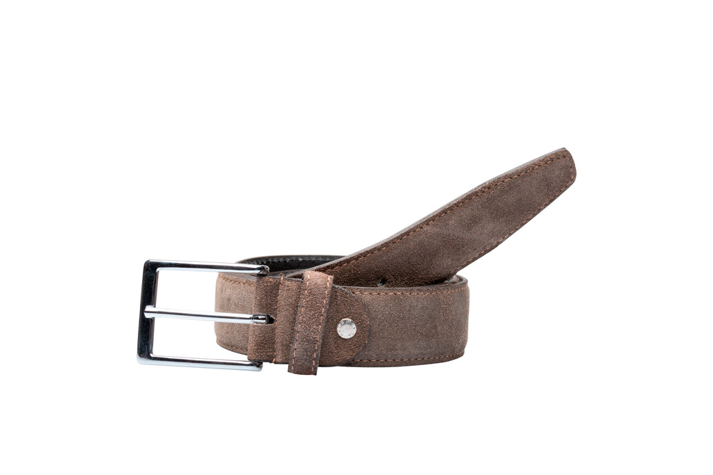 Grey Suede Belt 3.5 - BAZOOKA 