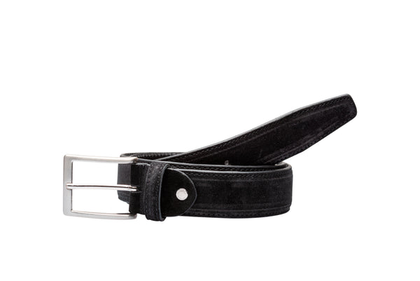 Black Suede Belt - BAZOOKA 