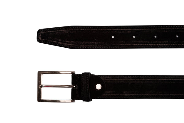 Black Suede Belt - BAZOOKA 