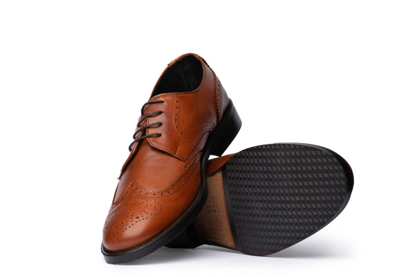 Cognac Brogue Derby - BAZOOKA 