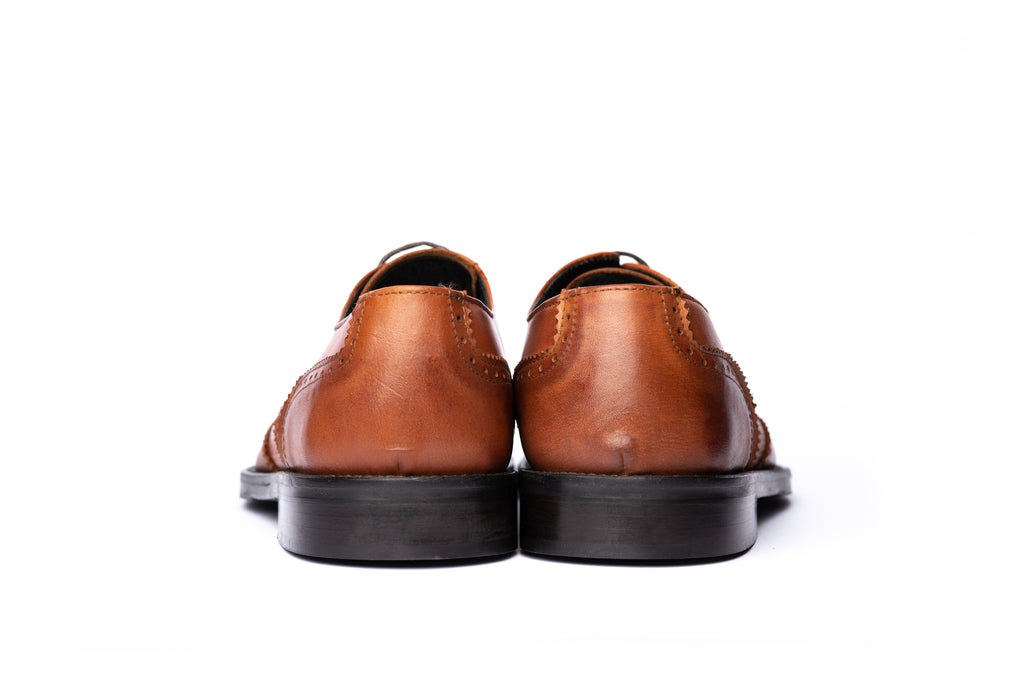 Cognac Brogue Derby - BAZOOKA 