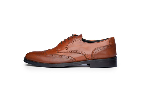 Cognac Brogue Derby - BAZOOKA 