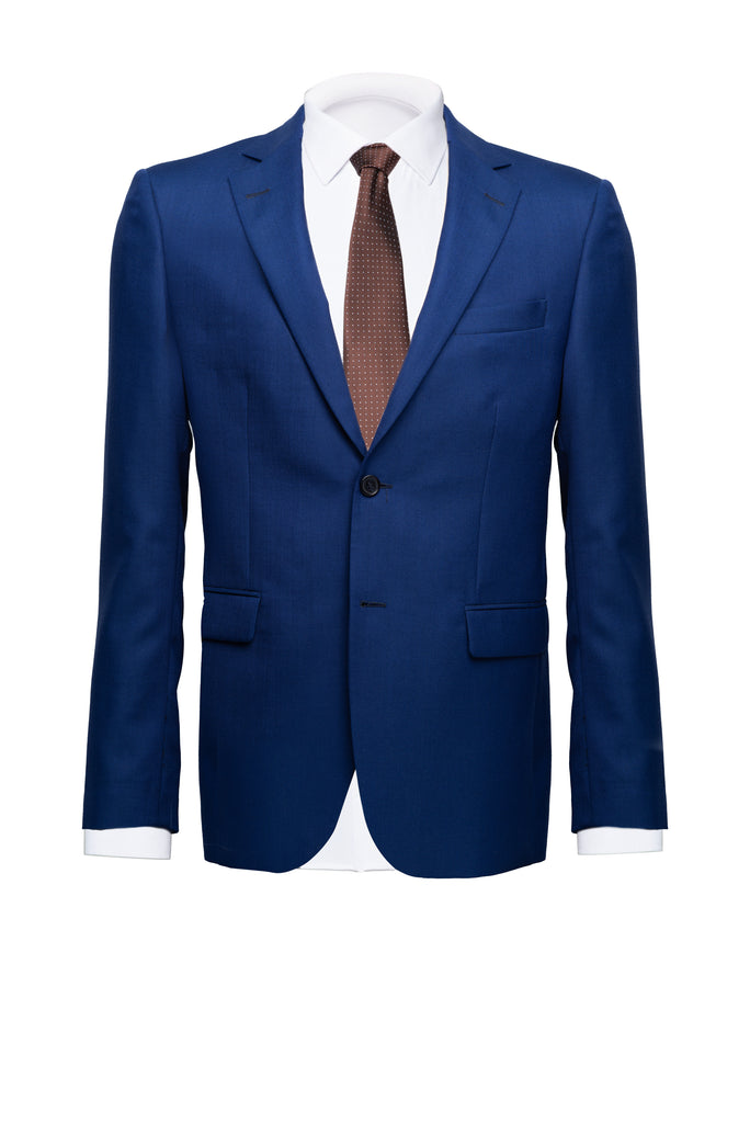 Blue Cool Wool Blazer - BAZOOKA 