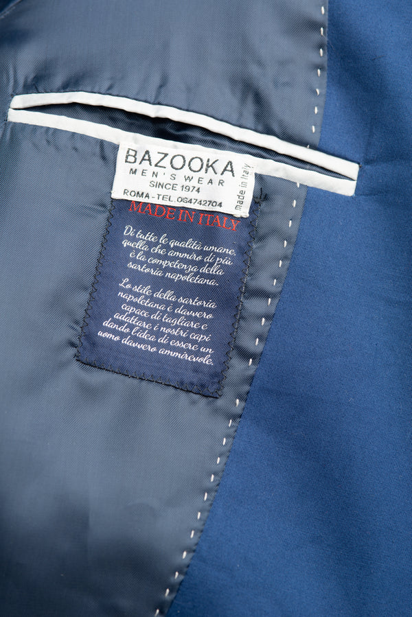 Blue Cotton Blazer - BAZOOKA 