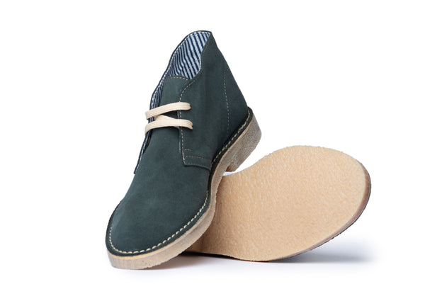 Green Suede Desert Boot - BAZOOKA 