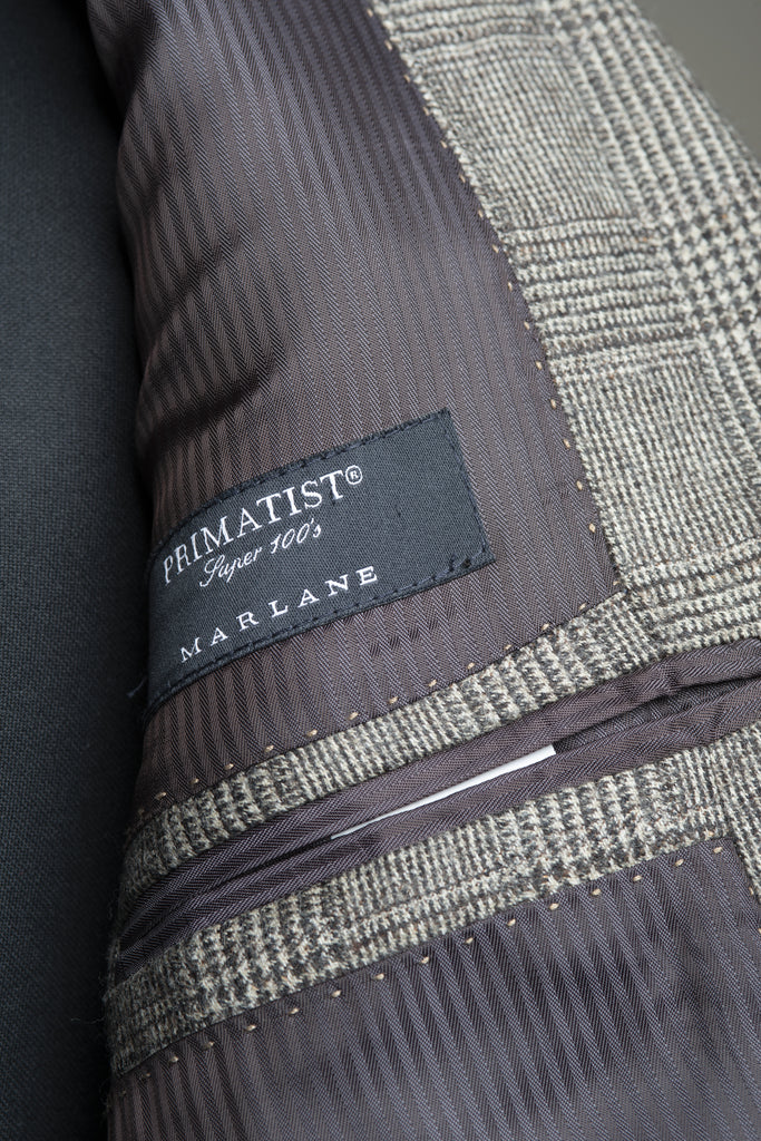 Grey Prince of Wales Jacket by Primatist Marlane - BAZOOKA 