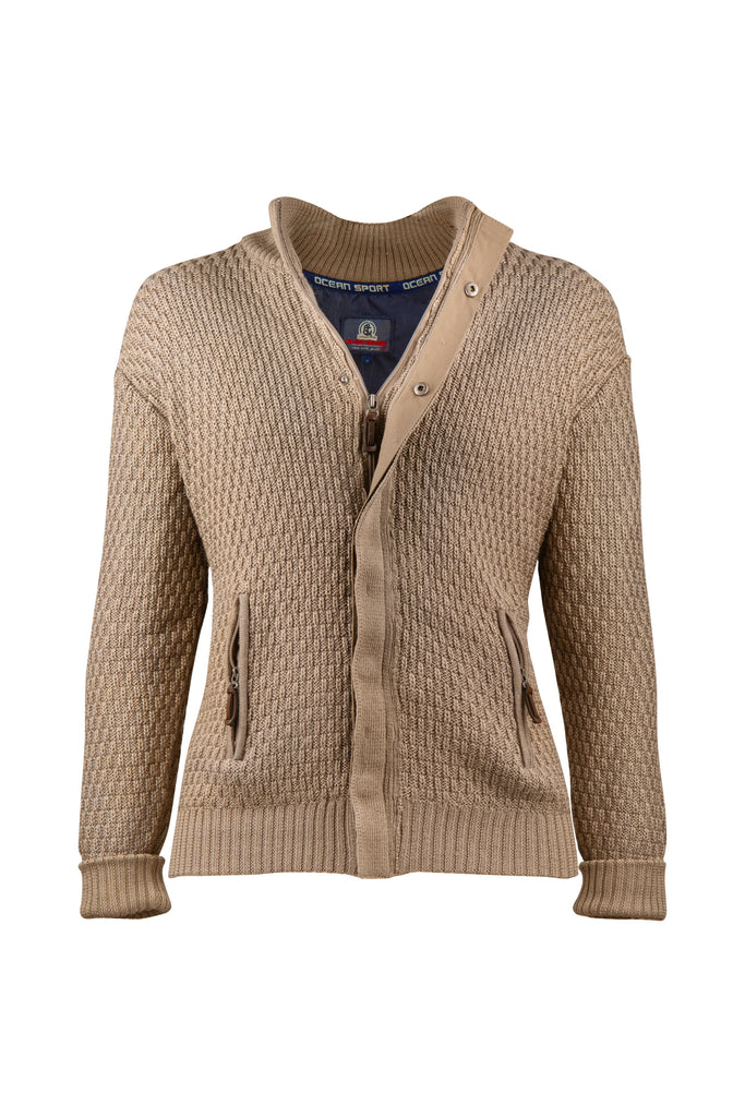 Tortora Beige Cardigan - BAZOOKA 