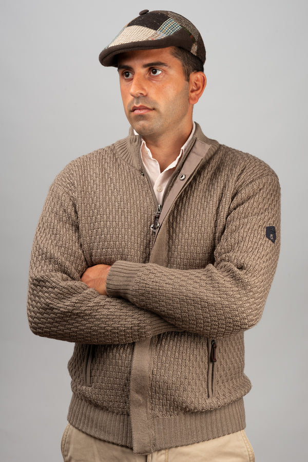 Tortora Beige Cardigan - BAZOOKA 