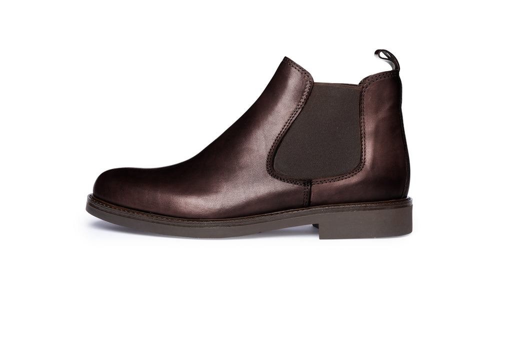 Dark Brown Chelsea Boot - BAZOOKA 