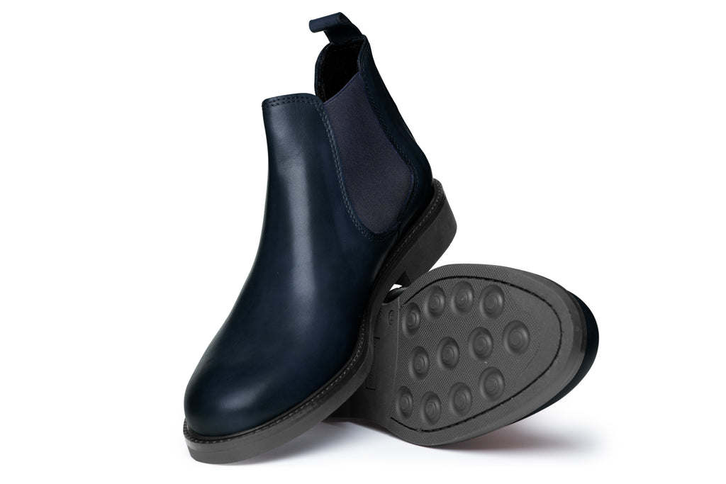 Navy Chelsea Boot - BAZOOKA 