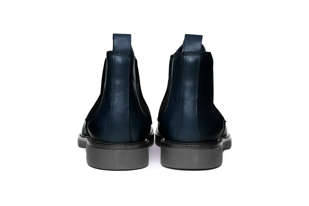 Navy Chelsea Boot - BAZOOKA 