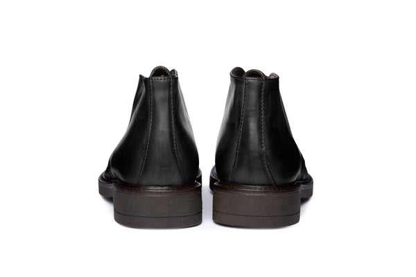 Black Ankle Boot with Rubber Sole - BAZOOKA 
