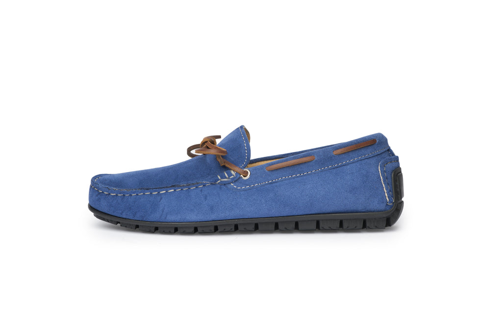 Electric Suede Blue Mocassin - BAZOOKA 