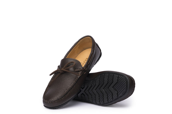 Dark Brown Summer Mocassin - BAZOOKA 